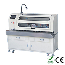Automatic brush shield twist weave and aluminum foil strip machine