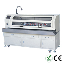 Automatic brush shield twist braided strip core and tin machine
