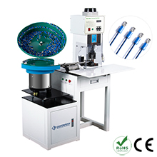 2 Ton Bulk Terminal Vibrating Feeder Crimping Machine 