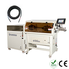 Wire Cutting & Stripping Machine with Coiling Device (200 - 680 mm coil ID)