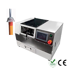 Automatic Cable Shield Braid  Cutting and Folding Back Machine