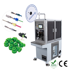 0.2-2.5mm2 Semi-Automatic Waterproof Plug Stripping Plus Crimping Terminal Machine