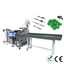 Automatic Wire Crimp Seal and Tin Solder Machine