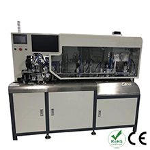 Automatic Three core wire stripping and plug crimping with CCD