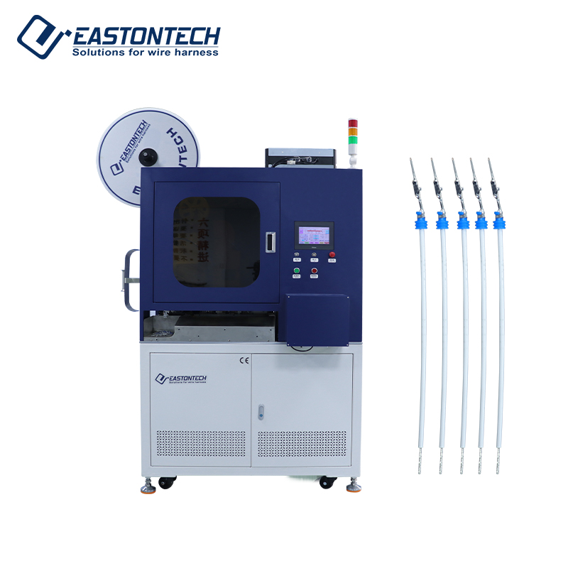 Automatic Single side Crimp seals insertion and another side welding machine
