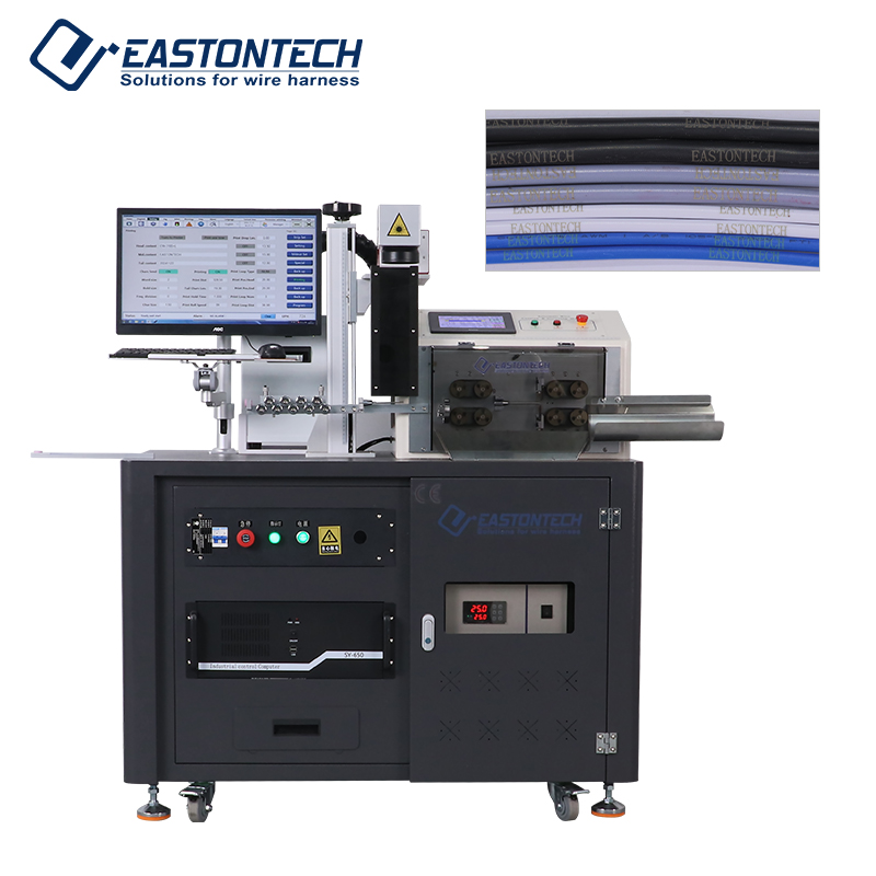 Intelligent software controlled wire stripping machine with laser marking(0.5-16mm2)