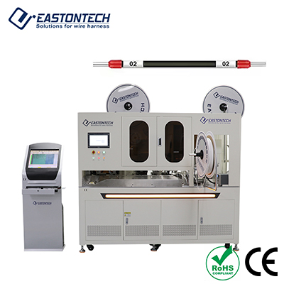 Fully Automatic Double-Head Crimp And Insert Number Tube Machine  With Software