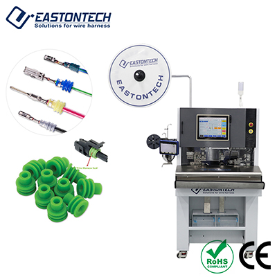 Two Wire Waterproof Plug Stripping crimping machine 
