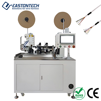 Multi-core Cable Stripping Crimping and Shrink Tube Inserting Machine
